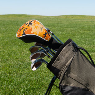 Couvre-club De Golf Camouflage orange, Militaire, Armée