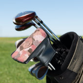 Couvre-club De Golf Camouflage Rose Gold Parties scintillant Camo Glam (In Situ)