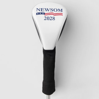 Couvre-club De Golf Campagne électorale Gavin Newsom 2028 Drapeau amér