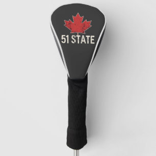 Couvre-club De Golf Canada 51e État Trump Drapeau américain et canadie