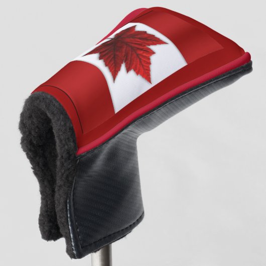 Couvre-club De Golf Canada Drapeau Golf Custom Canada Putter Cover (Devant 3/4)