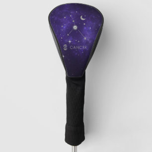 Couvre-club De Golf Cancer du pourpre du zodiaque Horoscope d'astrol