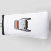 Couvre-club De Golf Car + rainbow (Devant)