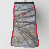 Couvre-club De Golf Cardinal et Chickadee (Tourné à 90°)