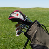 Couvre-club De Golf caricature de border collie valentine (In Situ)