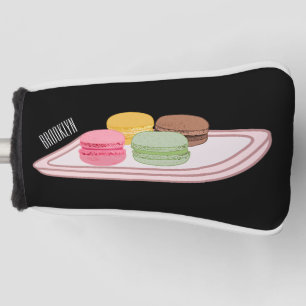 Couvre-club De Golf Caricature de Macaron