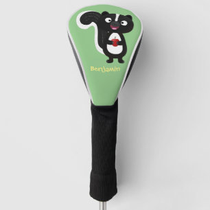 Couvre-club De Golf Caricature de skunk jote happy