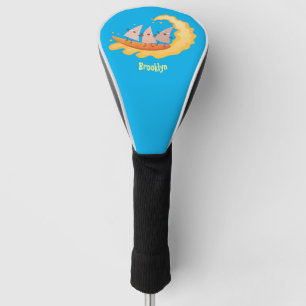 Couvre-club De Golf Caricature de surf pour chips de maïs mignonette n