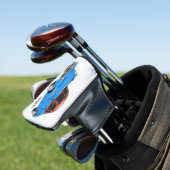 Couvre-club De Golf Caricature de voiture classique 1948 (In Situ)