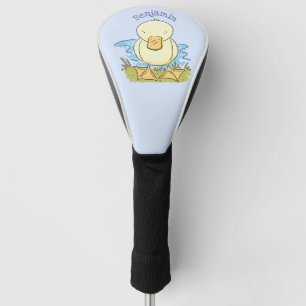 Couvre-club De Golf Caricature jaune mignon pour canard bébé