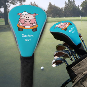 Couvre-club De Golf Cartographie de porc lavé