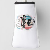 Couvre-club De Golf Casques vintages depuis 1977 (Tourné à 90°)