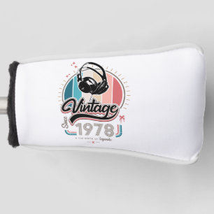 Couvre-club De Golf Casques vintages depuis 1978