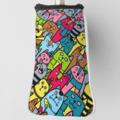 Couvre-club De Golf Cat et kitten (Tourné à 90°)