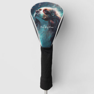 Couvre-club De Golf Cavalier King Charles Spaniel chien nager dans l'e