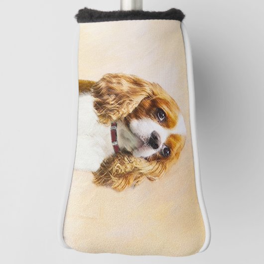 Couvre-club De Golf Cavalier King Charles Spaniel Peinture originale (Tourné à 90°)