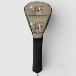Couvre-club De Golf Cavalier-roi-charles-spaniel blenheim aime w pic.