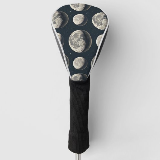 Couvre-club De Golf Celestial Moon Phase (2) (Devant)