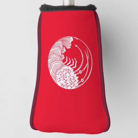 Couvre-club De Golf Cercle de langoustes épineux Golf Head Covers (Tourné à 90°)