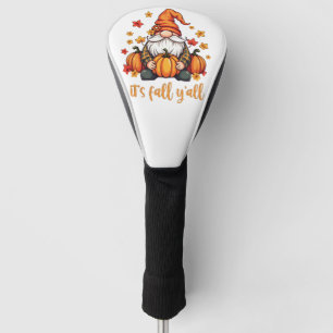 Couvre-club De Golf C'est Automne Y'all Gnomes Citrouille Automne Than