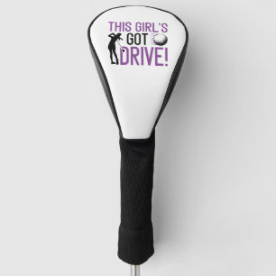 Couvre-club De Golf Cette fille a une voiture