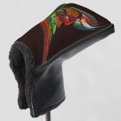 Couvre-club De Golf Chameleon Art Abstrait (Devant 3/4)