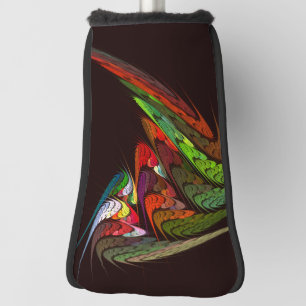 Couvre-club De Golf Chameleon Art Abstrait