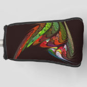 Couvre-club De Golf Chameleon Art Abstrait (Devant)