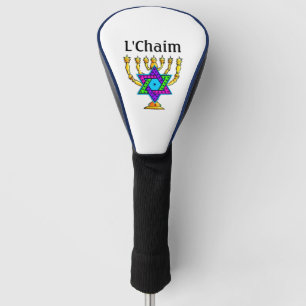Couvre-club De Golf Chandeliers juifs L'Chaim