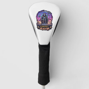 Couvre-club De Golf Chasseur de fantômes Faucheur Squelette Faux Fl Pu