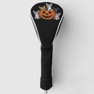 Couvre-club De Golf Chat des années 90 Halloween Rétro Saison effrayan