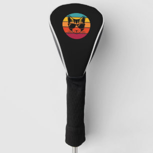 Couvre-club De Golf Chat drôle avec lunettes