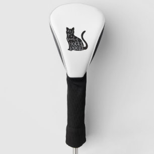 Couvre-club De Golf chat éffrayant