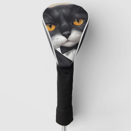 Couvre-club De Golf Chat intelligent (Devant)