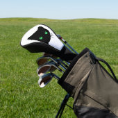 Couvre-club De Golf chat noir aux yeux verts (In Situ)