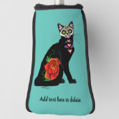 Couvre-club De Golf Chat noir de Sugar (Tourné à 90°)