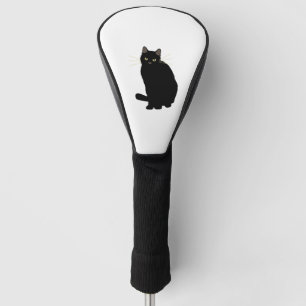 Couvre-club De Golf Chat noir Dessin Cute Chat Noir Chat Maman Amoureu