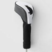 Couvre-club De Golf Chat noir Dessin Cute Chat Noir Chat Maman Amoureu (Incliné)