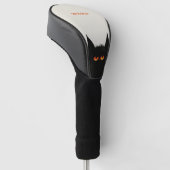 Couvre-club De Golf Chat noir grumeux (Incliné)