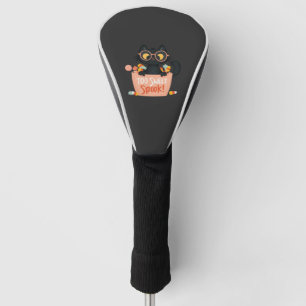 Couvre-club De Golf Chat noir mignon Halloween Candy trop sucré Spook