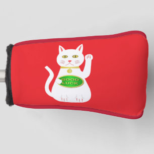 Couvre-club De Golf Chat Oriental Lucky