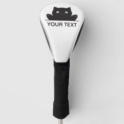 COUVRE-CLUB DE GOLF CHAT SURPRIS (Devant)