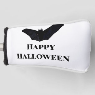Couvre-club De Golf Chauve-souris noire joyeux Halloween ajouter nom t