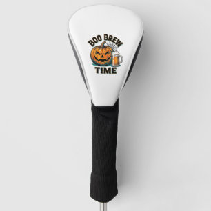 Couvre-club De Golf Chemise de bière Halloween Vintage Pumpkin Party T