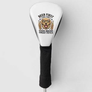 Couvre-club De Golf Chemise de bière Retriever doré Funny Dog Lover Vi
