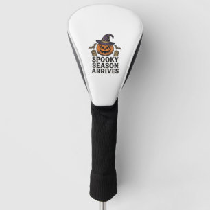 Couvre-club De Golf Chemise de gravure vintage Halloween Citrouille de