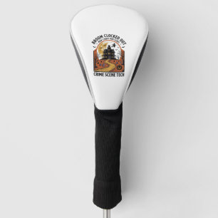 Couvre-club De Golf Chemise de technicien de scène de crime Funny Hall