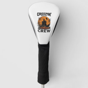 Couvre-club De Golf Chemise Halloween Maison Hantée Creepin With My Cr