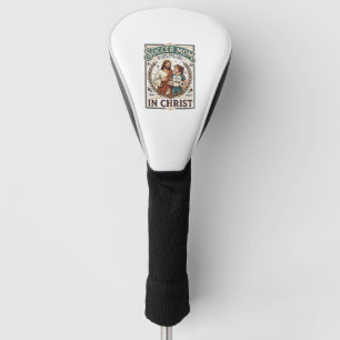 Couvre-club De Golf Chemise Vintage Jésus Volleyball Softball Football