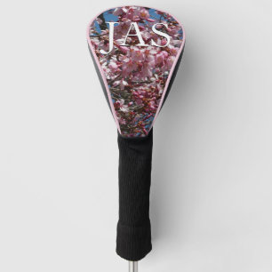 Couvre-club De Golf Cherry Blossoms et Blue Sky Spring Floral
